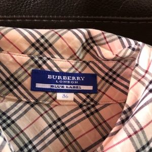 Authentic Burberry London blue label blouse